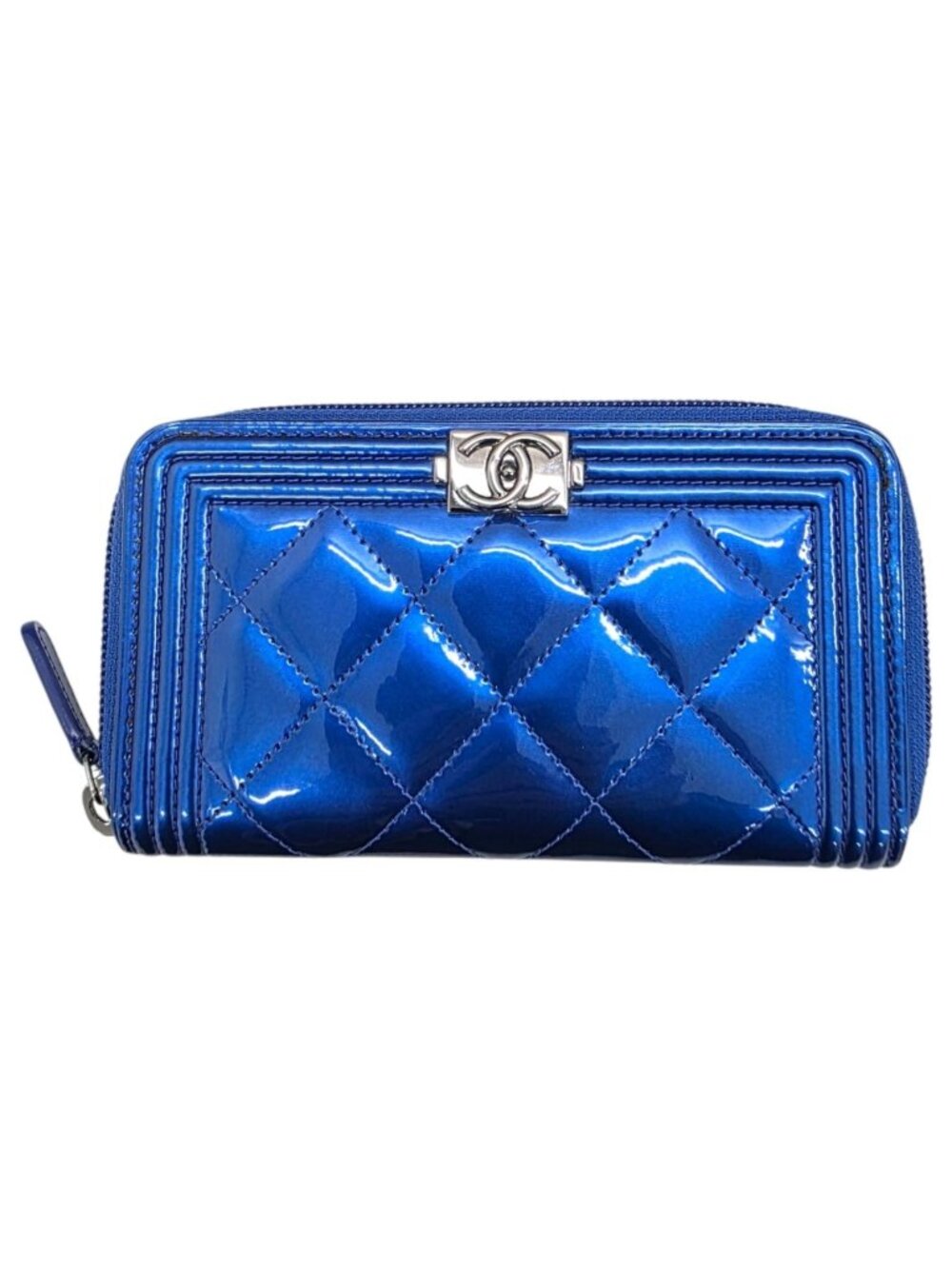 Chanel Boy Zip Around Wallet